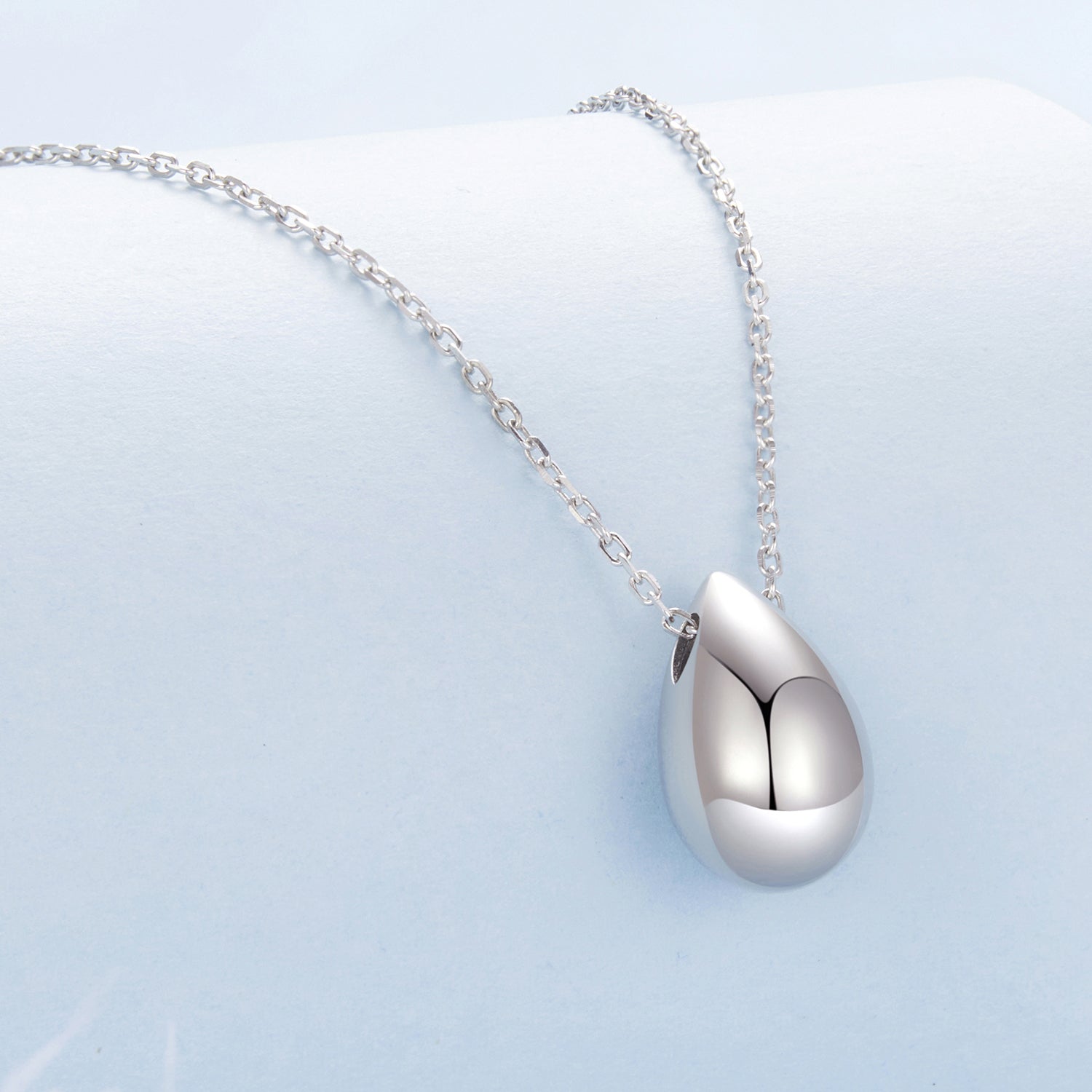 925 Sterling Silver White Gold Plated Necklace 40+5cm Length for Women  DestGlow