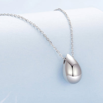 925 Sterling Silver White Gold Plated Necklace 40+5cm Length for Women  DestGlow