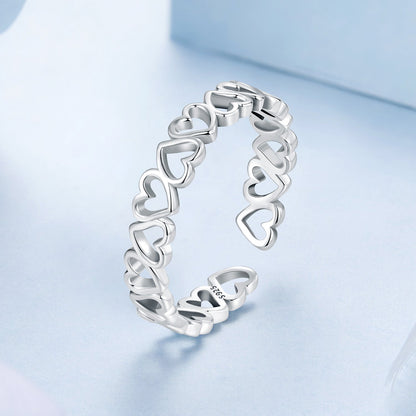 925 Sterling Silver Oxidized Silver 0.4cm Wide Ring  DestGlow