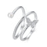 925 Sterling Silver & White Gold Plated Pave Setting CZ & Natural Pearl Ring for Women  DestGlow