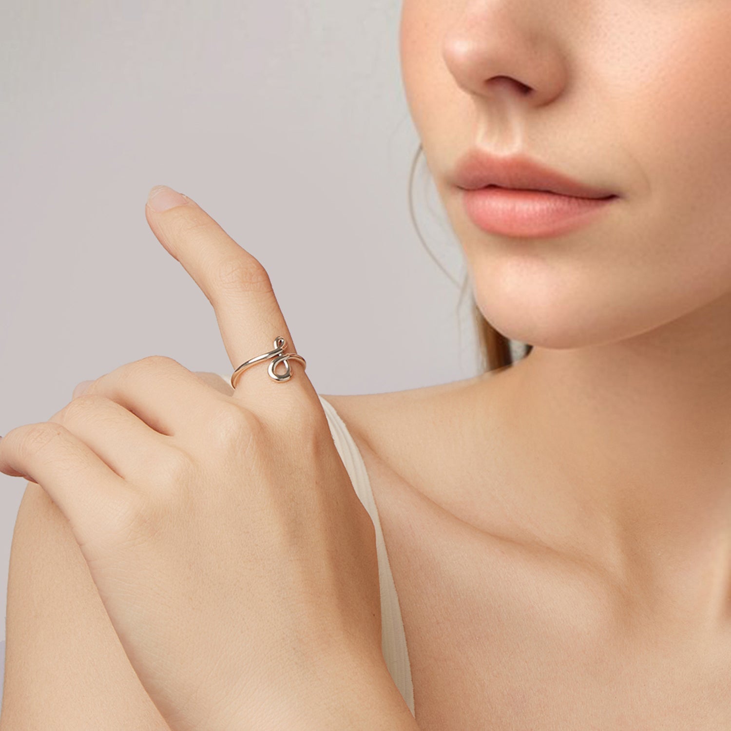 925 Sterling Silver Oxidized Silver 0.16 cm Ring  DestGlow