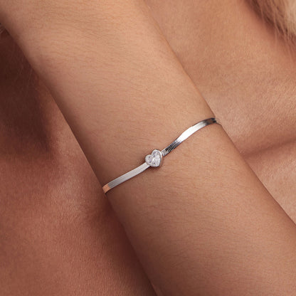 925 Sterling Silver Pavé CZ Bracelet for Women  DestGlow