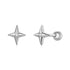 925 Sterling Silver Pavé CZ Gold Plated Earrings  DestGlow