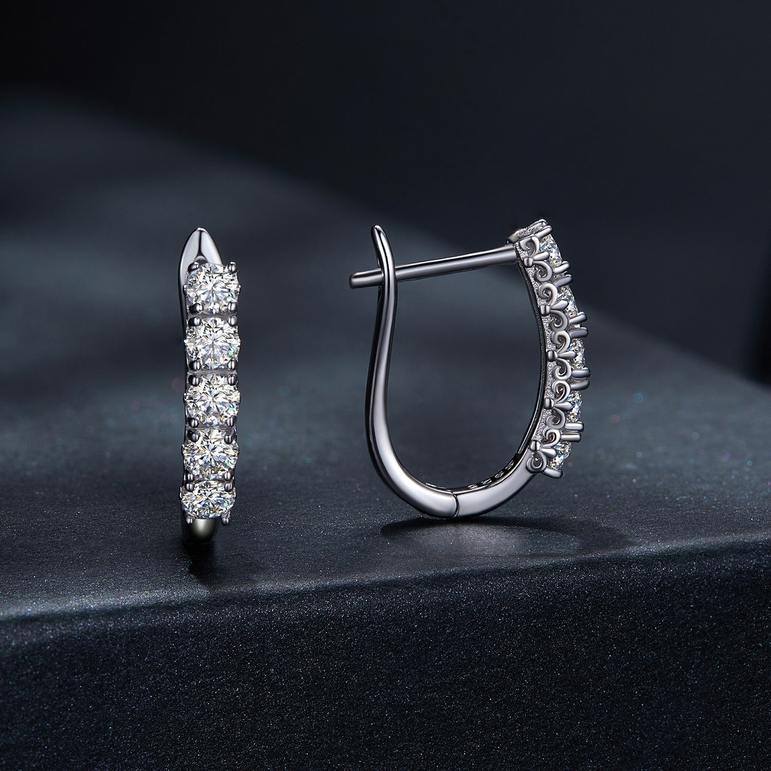 S925 Sterling Silver Moissanite Earrings 0.30 Carat for Women  DestGlow