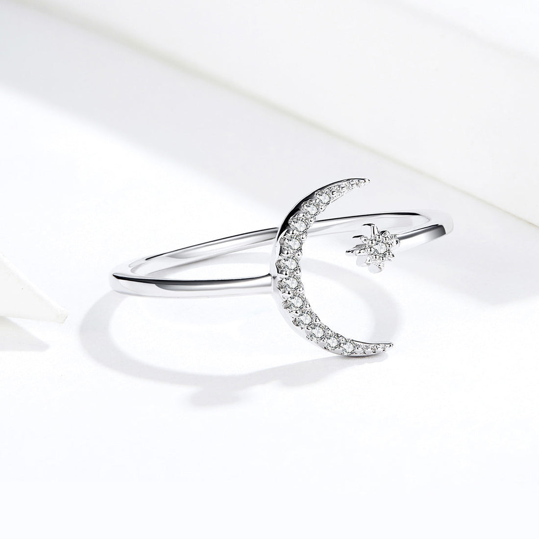 925 Sterling Silver Ring with Pavé Setting CZ  DestGlow
