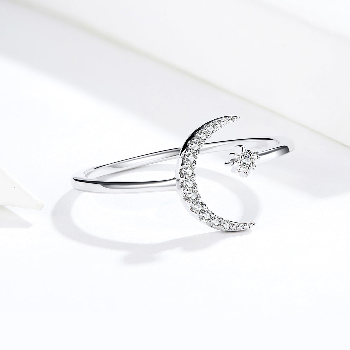 925 Sterling Silver Ring with Pavé Setting CZ  DestGlow