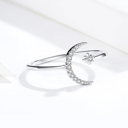 925 Sterling Silver Ring with Pavé Setting CZ  DestGlow
