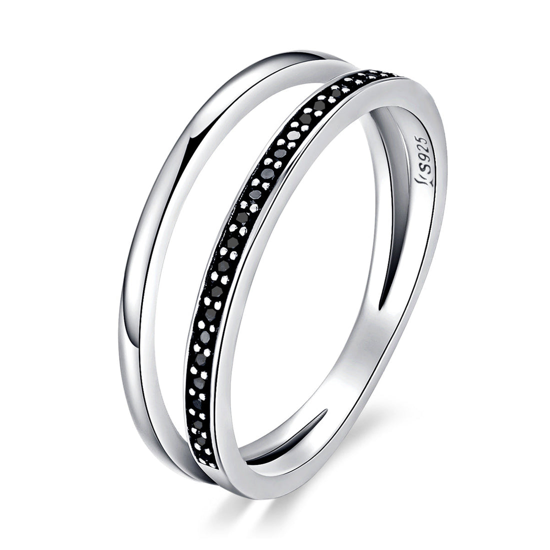 925 Sterling Silver 0.6CM Width Ring Size 6 for Women  DestGlow
