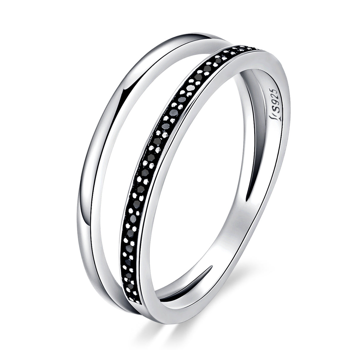 925 Sterling Silver 0.6CM Width Ring Size 6 for Women  DestGlow