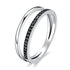 925 Sterling Silver 0.6CM Width Ring Size 6 for Women  DestGlow