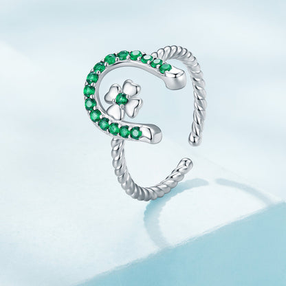 925 Sterling Silver Plated Platinum CZ Ring for Women by Bids.com