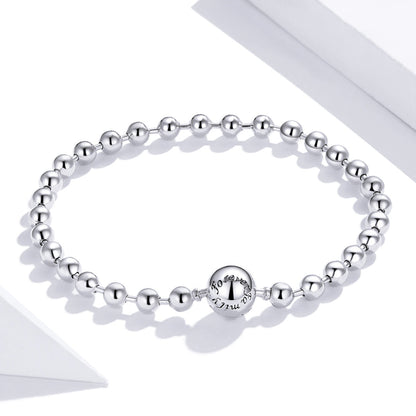 925 Sterling Silver Bracelet 17cm Oxidized &amp; Platinum Plated for Women