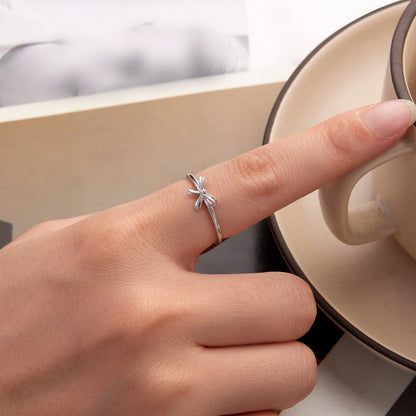 925 Sterling Silver Oxidized Silver Ring for Unisex  DestGlow