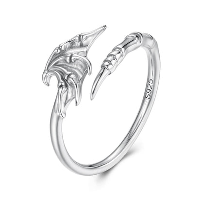 925 Sterling Silver Oxidized Silver 0.7cm Swing Rings for Women  DestGlow