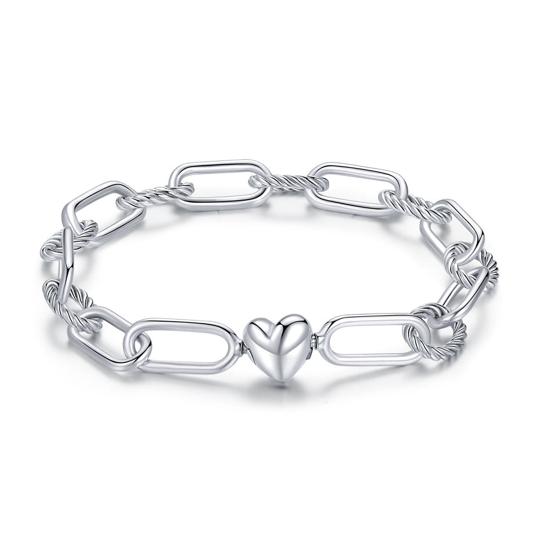 925 Sterling Silver Oxidized Bracelet 17cm for Women  DestGlow