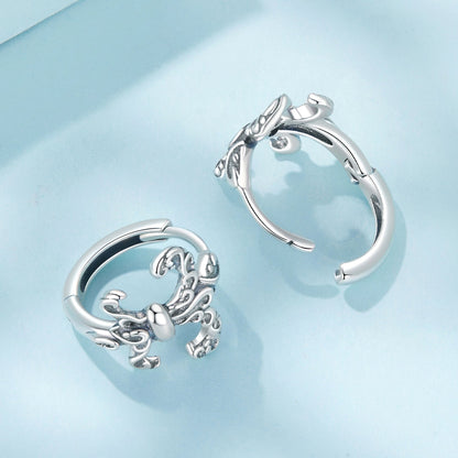 925 Sterling Silver Earrings for Women - 1.2cm  DestGlow