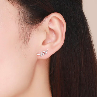925 Sterling Silver Earrings with CZ  DestGlow