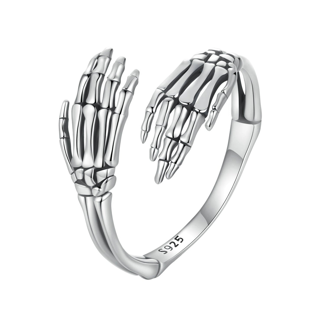 925 Sterling Silver Oxidized 0.2cm Ring  DestGlow