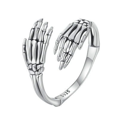 925 Sterling Silver Oxidized 0.2cm Ring  DestGlow