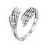 925 Sterling Silver Oxidized 0.2cm Ring  DestGlow