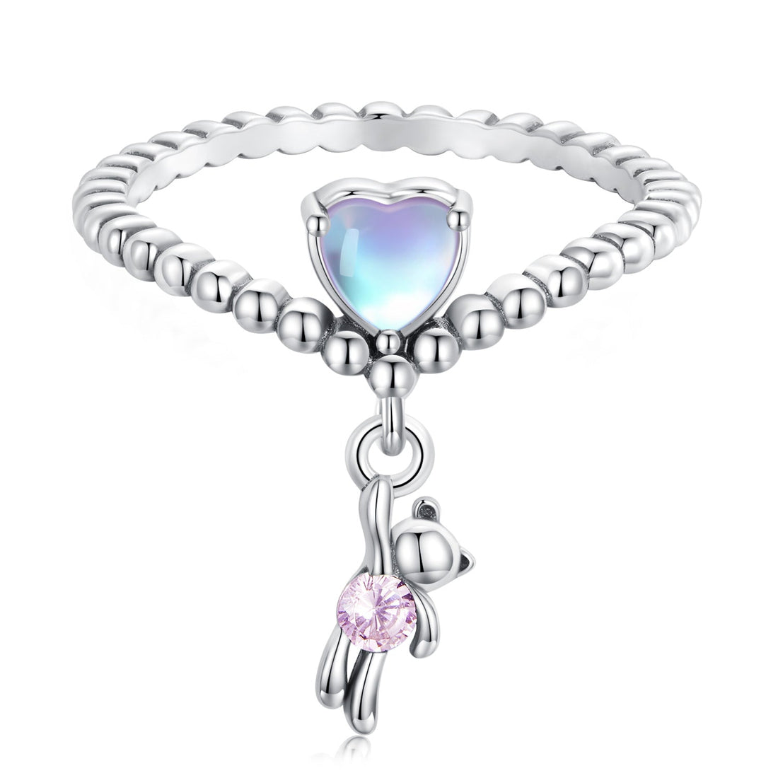 925 Sterling Silver Pavé Setting CZ Ring for Women, Size 7.0  DestGlow