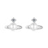925 Sterling Silver Earrings with White Gold Plating and Shell Pearl  DestGlow