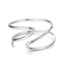 925 Sterling Silver Oxidized Silver 0.12-0.9cm Ring for Unisex  DestGlow