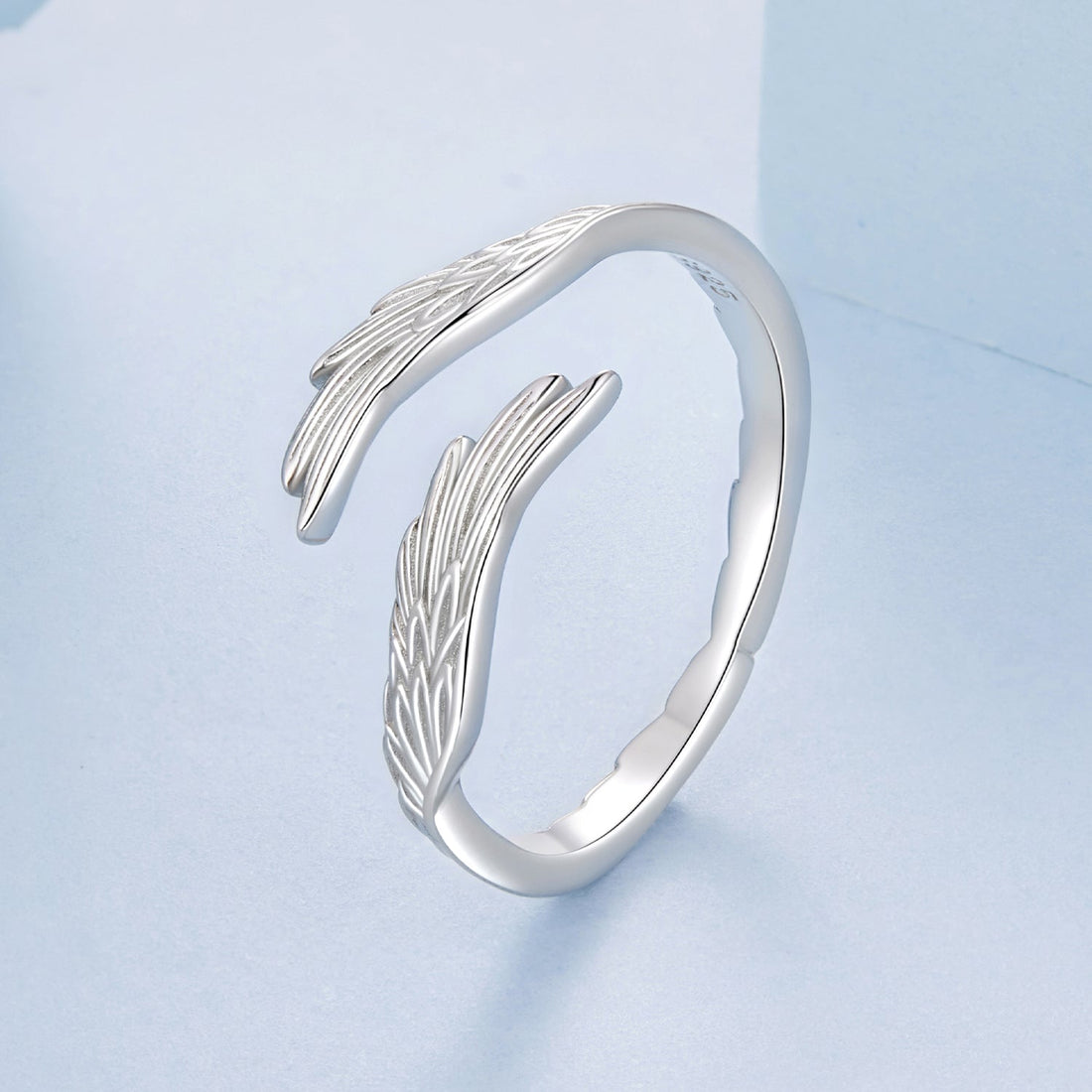 925 Sterling Silver White Gold Plated 0.2cm Ring for Women  DestGlow