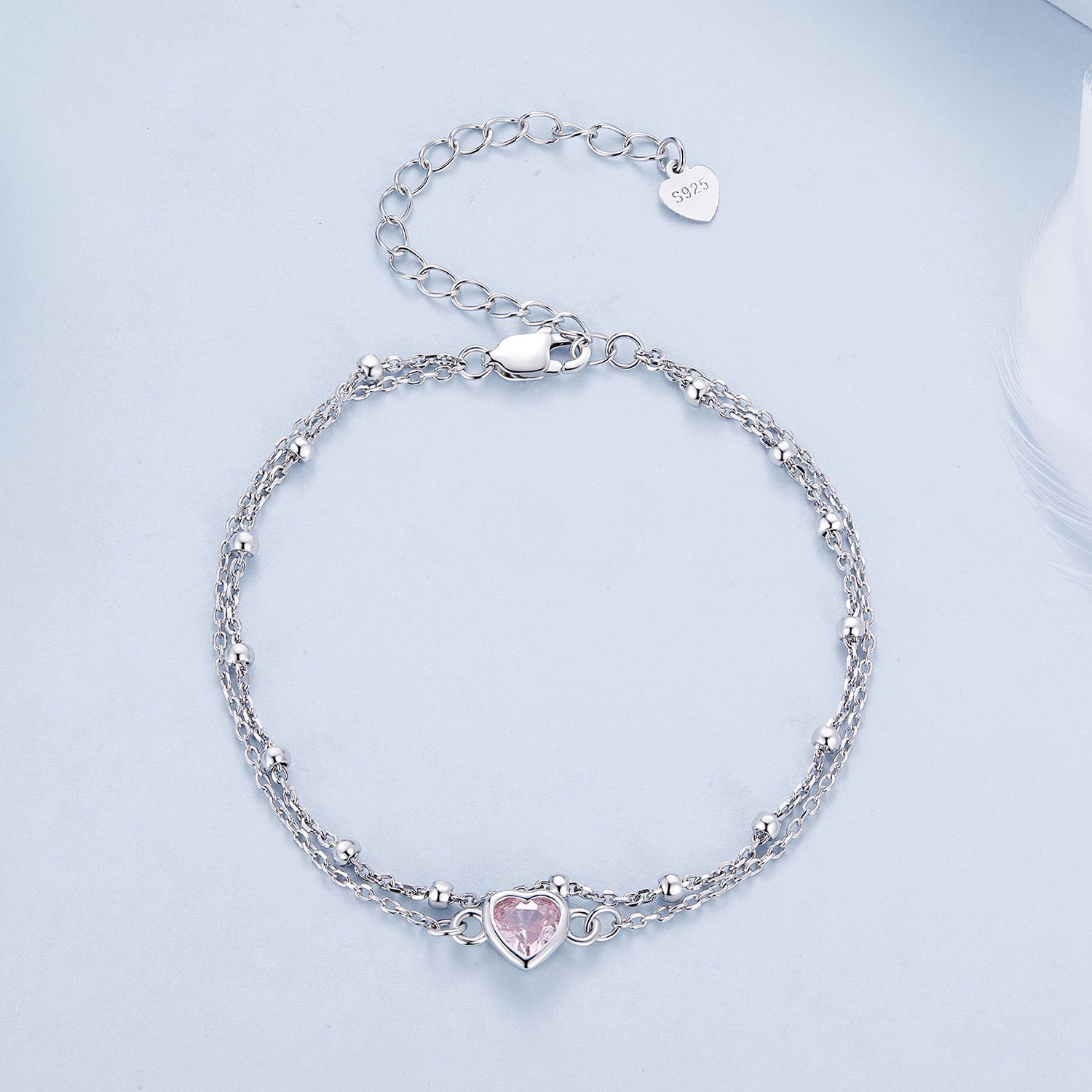 S925 Sterling Silver Pavé CZ Plated Bracelet for Women  DestGlow