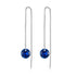 925 Sterling Silver Earrings with 0.8cm Main Stone and CZ for Women  DestGlow