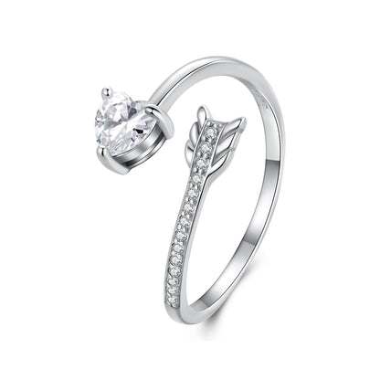 925 Sterling Silver Oxidized Pavé Setting CZ Ring  DestGlow