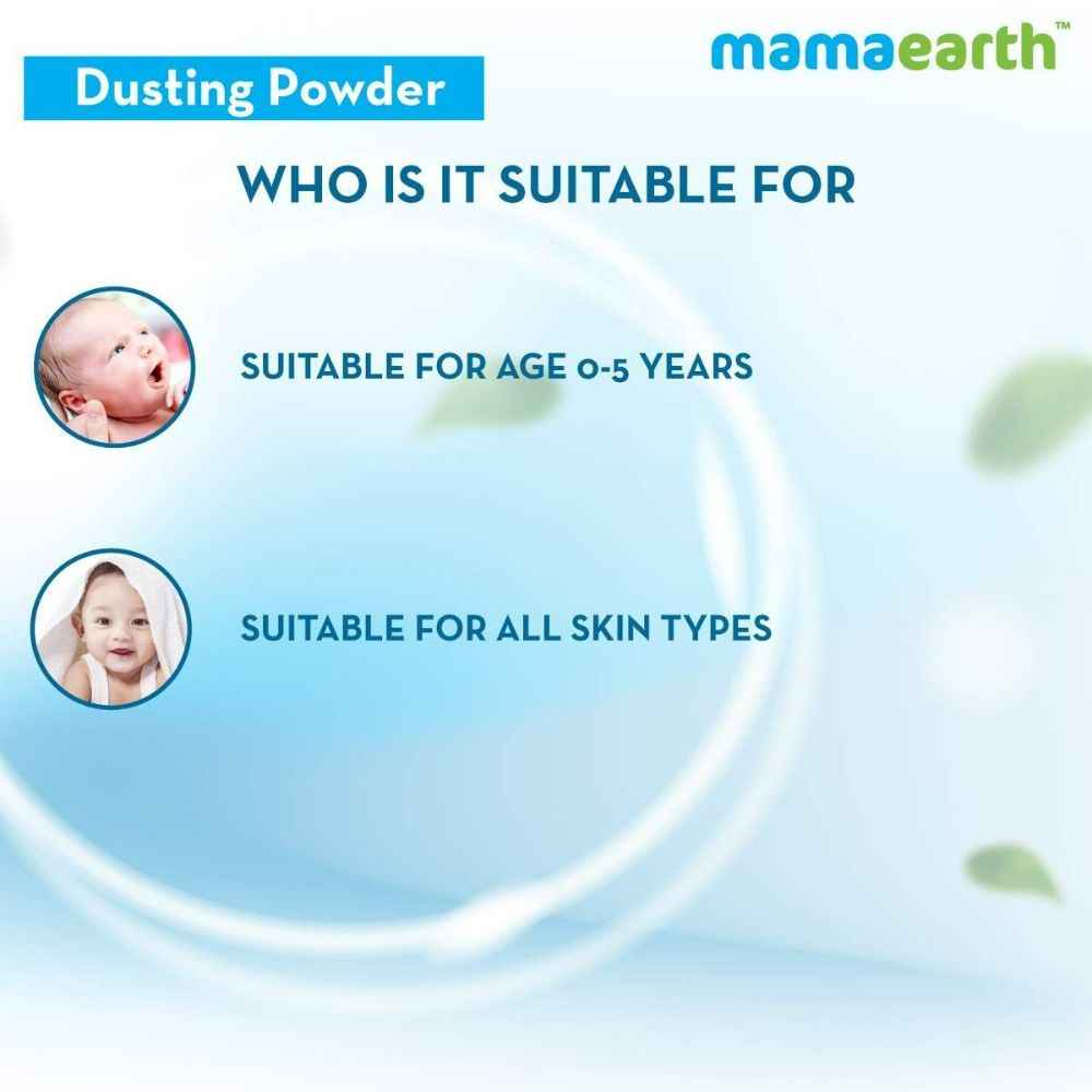 Mamaearth Dusting Baby Powder For Calms &amp; Relaxes Skin, Prevents Diaper Rash