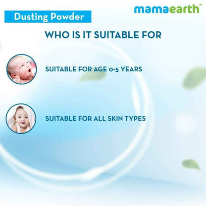 Mamaearth Dusting Baby Powder For Calms &amp; Relaxes Skin, Prevents Diaper Rash