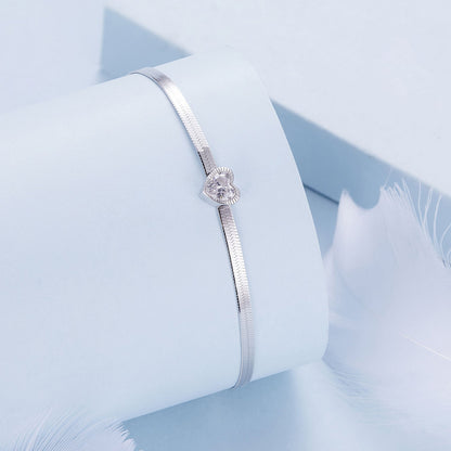 925 Sterling Silver Pavé CZ Bracelet for Women  DestGlow