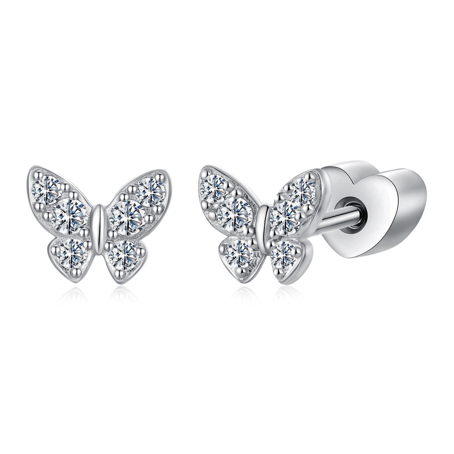 925 Sterling Silver Moissanite Necklace 0.5x0.6cm for Women  DestGlow