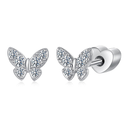 925 Sterling Silver Moissanite Necklace 0.5x0.6cm for Women  DestGlow