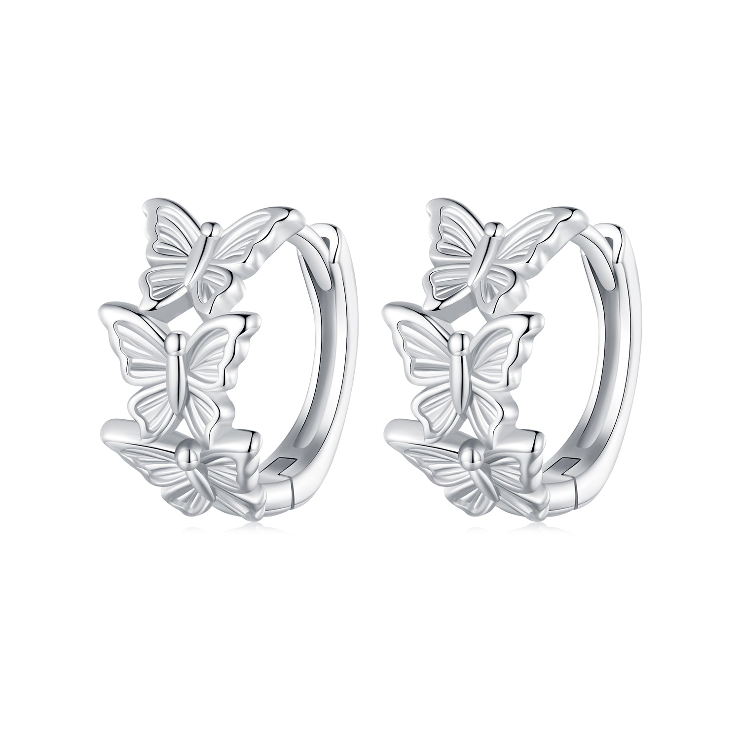 S925 Sterling Silver Earrings with Plated Platinum for Women  DestGlow