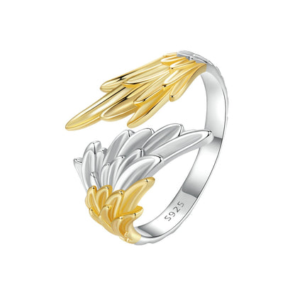 925 Sterling Silver White Gold Plated 0.31cm Ring for Women  DestGlow