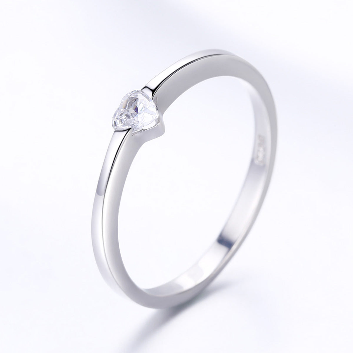 925 Sterling Silver Ring for Women Size 6.0 with Pavé Setting CZ  DestGlow