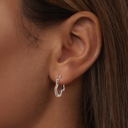 925 Sterling Silver &amp; Oxidized Silver Earrings for Women  DestGlow