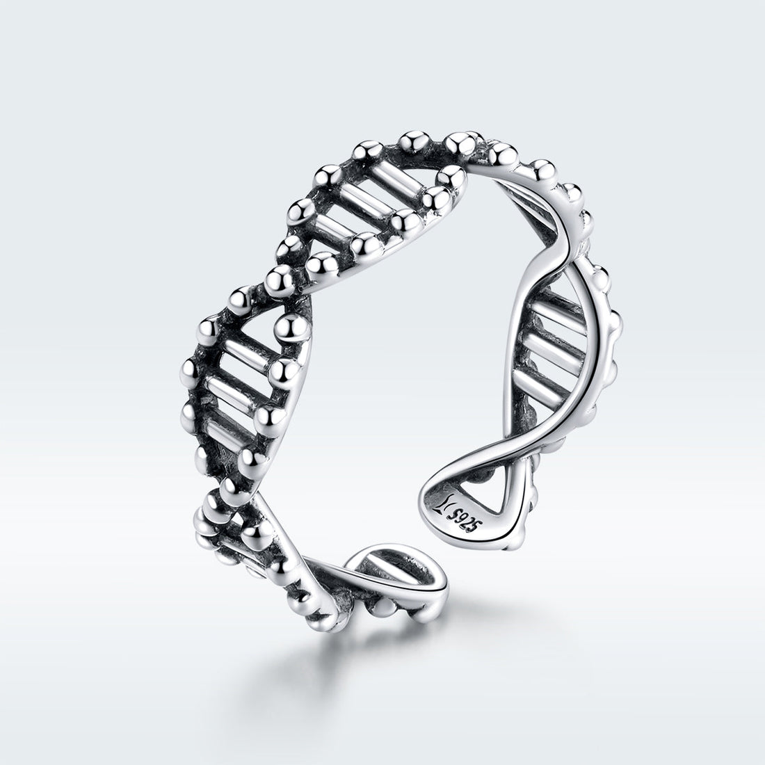 925 Sterling Silver Oxidized Ring for Women by Bids.com