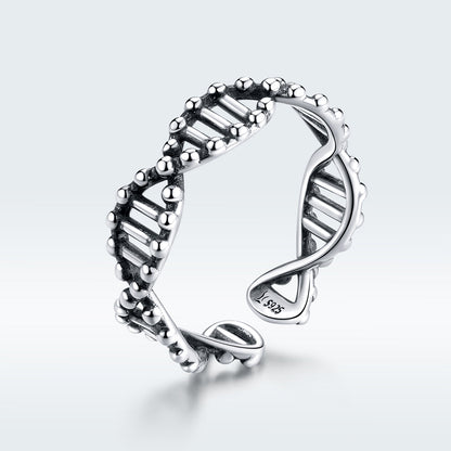 925 Sterling Silver Oxidized Ring for Women by Bids.com