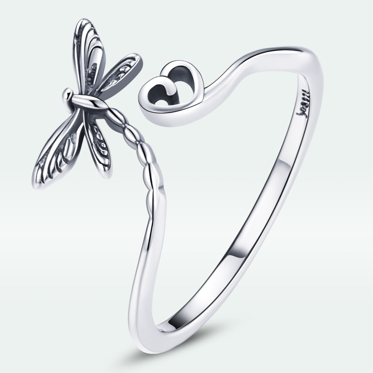925 Sterling Silver Dragonfly Ring for Women  DestGlow