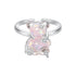 925 Sterling Silver Ring with Pavé Setting CZ for Women  DestGlow
