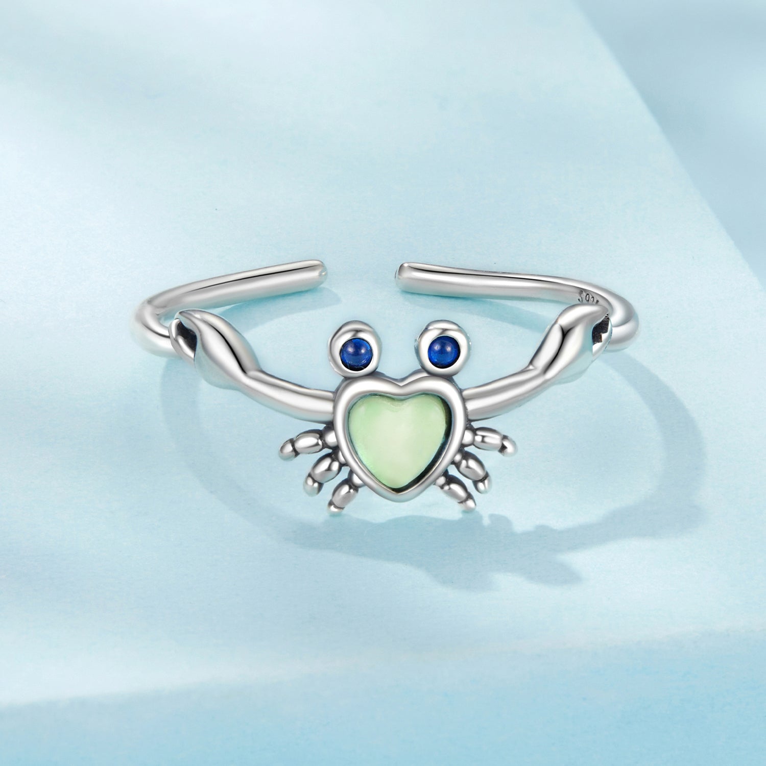 925 Sterling Silver Moonstone and Synthetic Spinel Ring for Women  DestGlow