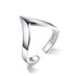 925 Sterling Silver Ring with Platinum Plating - 0.3cm Width - Unisex  DestGlow