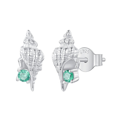 925 Sterling Silver Earrings with Transparent Glass, 5x12mm for Women  DestGlow
