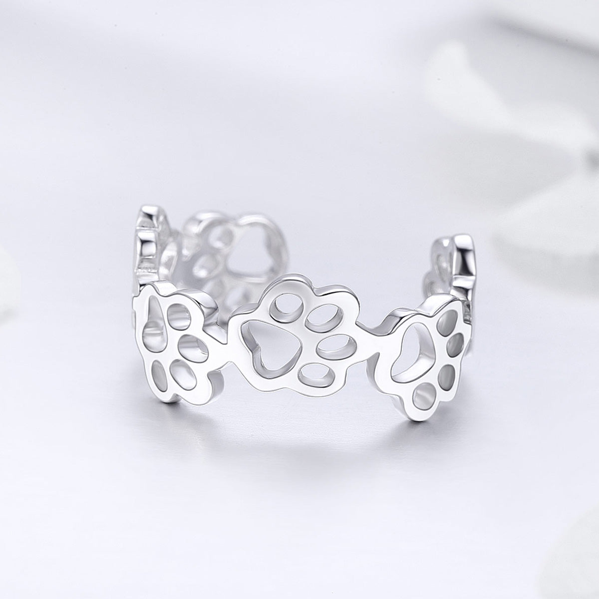 925 Sterling Silver Ring 0.2cm Width for Women  DestGlow