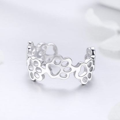 925 Sterling Silver Ring 0.2cm Width for Women  DestGlow