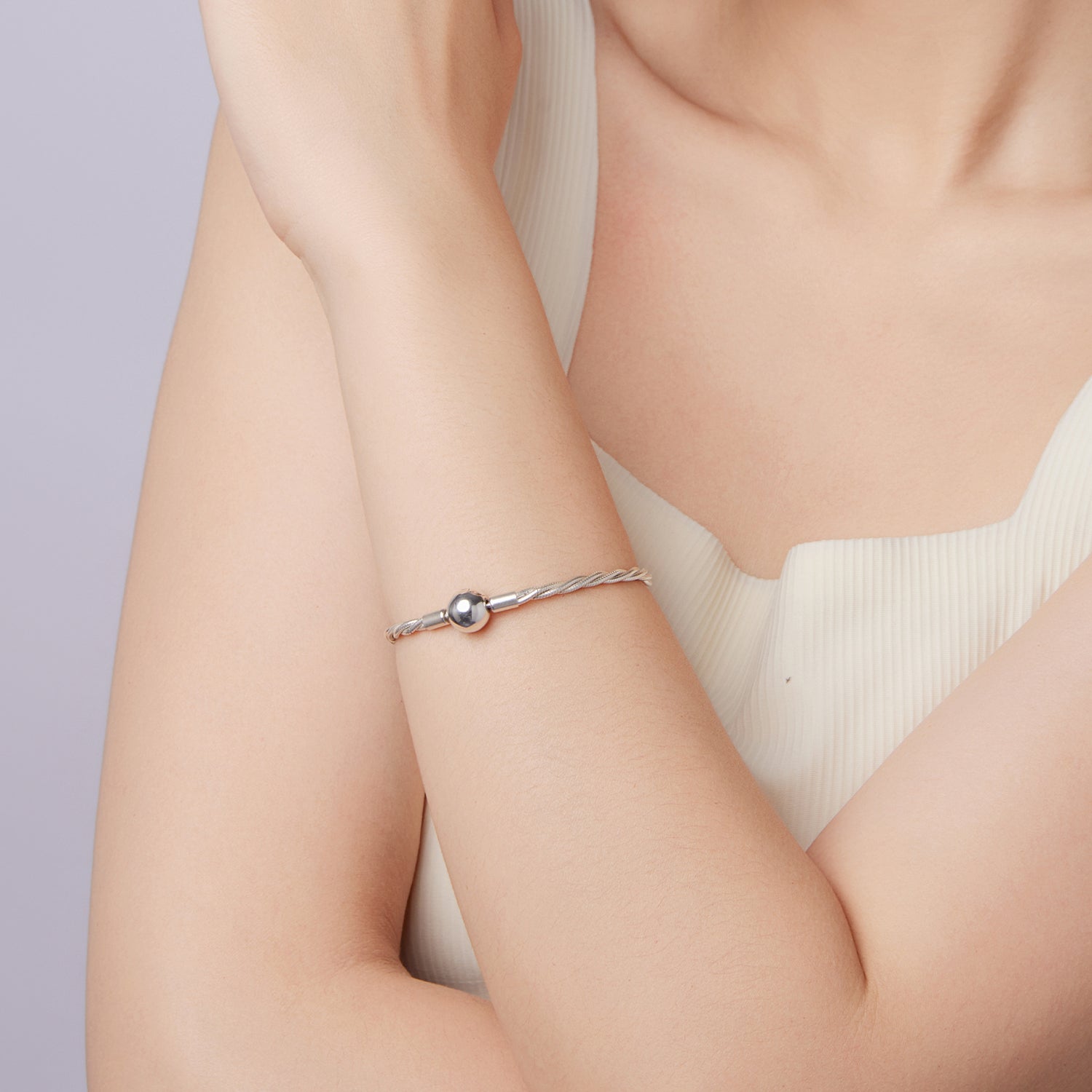 925 Sterling Silver Bracelet 17cm with Oxidized Finish  DestGlow